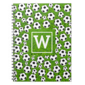 Carnet monogramme de soccer (Devant)