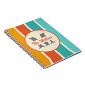 Carnet Monogramme d'été brillant (Côté Droit)