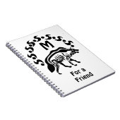 Carnet Monogramme d'hyène tribus (Côté Droit)