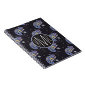 Carnet Monogramme du lézard | de Zentangle (Côté Droit)