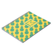 Carnet Monogramme du motif | d'ananas (Côté gauche)
