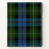 Carnet Monogramme du tartan du clan MacKenzie élégant (Dos)