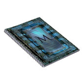 Carnet Monogramme élégant à l'aube (Côté Droit)