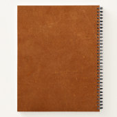 Carnet Monogramme en cuir (Dos)