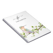 Carnet Monogramme en écriture Hummingbird (Côté Droit)