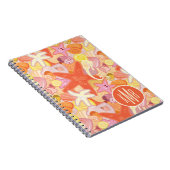 Carnet Monogramme en pastel des créatures | de mer (Côté Droit)