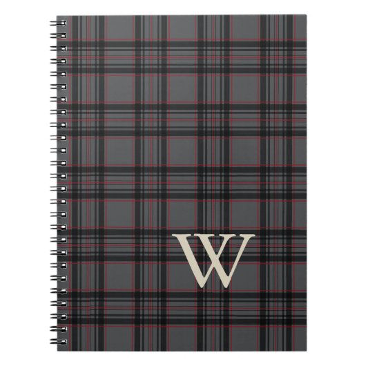 Carnet monogramme en plastique (Devant)