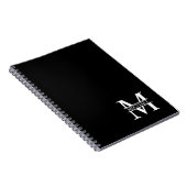 Carnet Monogramme et nom personnalisés (Côté Droit)