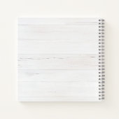 Carnet Monogramme Eucalyptus Aquarelle Rustique (Dos)