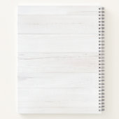 Carnet Monogramme Eucalyptus Aquarelle Rustique (Dos)