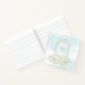 Carnet Monogramme Eucalyptus Vintage cadre (Intérieur)