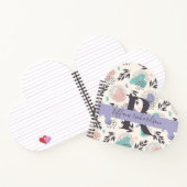 Carnet Monogramme Feuille Pastel Monstera (Intérieur)