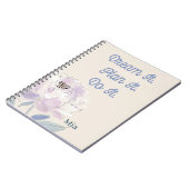 Carnet Monogramme Floral (Côté gauche)