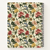 Carnet Monogramme Floral Vintage (Dos)