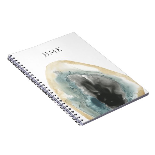 Carnet Monogramme | Géodes III découpées (Côté Droit)