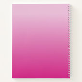 Carnet Monogramme géométrique semblable à une fleur | Omb (Dos)