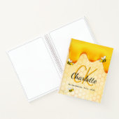 Carnet Monogramme goutte de miel d'abeille Sketchbook (Intérieur)