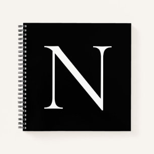 Carnet Monogramme initial Customisé