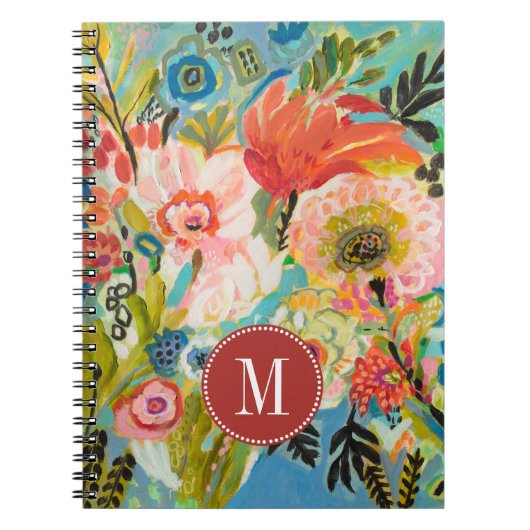 Carnet Monogramme | Jardin secret Floral III (Devant)