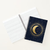 Carnet Monogramme Lune d'or Crescent (Intérieur)