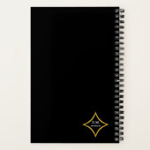 Carnet Monogramme minimaliste moderne (Verso)