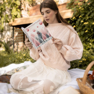 Carnet Monogramme minimaliste Pink Winter Forest Wonderla