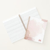 Carnet Monogramme moderne (Intérieur)