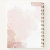 Carnet Monogramme moderne (Dos)