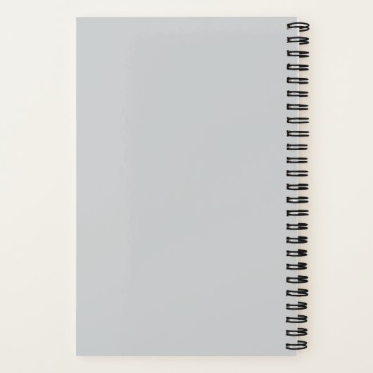 Carnet Monogramme moderne avec lettre D (Verso)