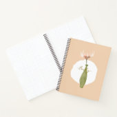 Carnet Monogramme moderne douce arrière - plan aquarelle (Intérieur)