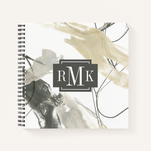 Carnet Monogramme | Momentum monochrome (Devant)