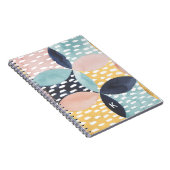 Carnet Monogramme | Motif circulaire Abstrait (Côté Droit)