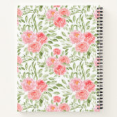 Carnet Monogramme Motif de pêche à l'aquarelle (Dos)