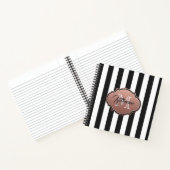 Carnet Monogramme noir et blanc (Intérieur)