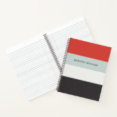 Carnet monogrammé,nom, (Intérieur)