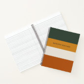 Carnet monogrammé,nom, (Intérieur)