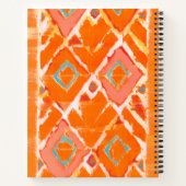Carnet Monogramme | Orange Tribal II (Dos)
