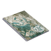 Carnet Monogramme | papillons arabes V (Côté Droit)