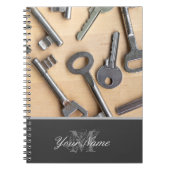 Carnet Monogramme personnalisable avec différentes clés ! (Devant)
