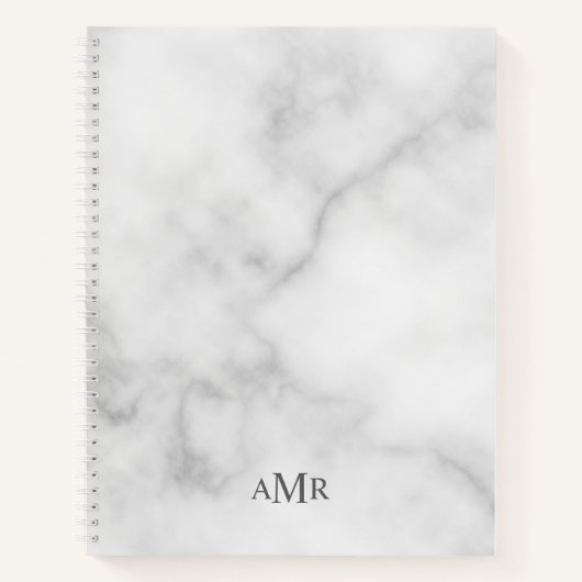 Carnet Monogramme personnalisé classique (Devant)