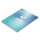 Carnet Monogramme personnalisé et planificateur de prénom (Côté gauche)