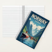 Carnet Monogramme personnalisé Norvège (À l'intérieur)