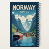 Carnet Monogramme personnalisé Norvège (Verso)