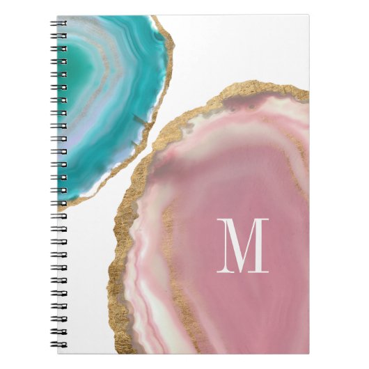 Carnet Monogramme | Pierres Gem I (Devant)