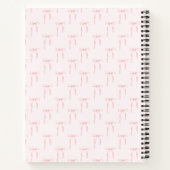Carnet Monogramme Pink Bow (Dos)