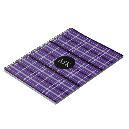 Carnet Monogramme Plaid Plaid (Côté gauche)