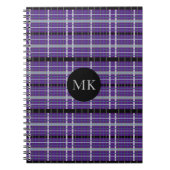 Carnet Monogramme Plaid Plaid (Devant)