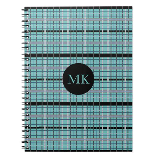 Carnet Monogramme Plaid Plaid (Devant)
