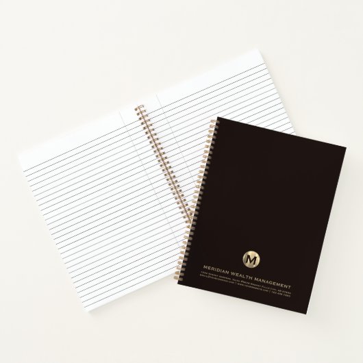 Carnet Monogramme professionnel (Intérieur)