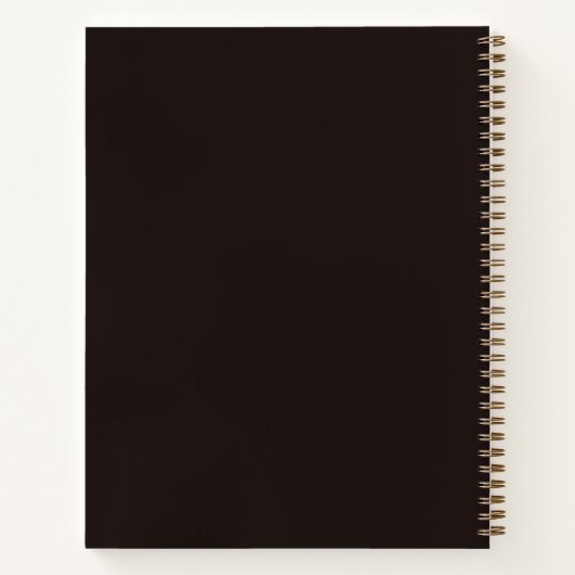 Carnet Monogramme professionnel (Dos)